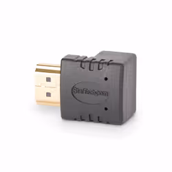 StarTech.com Adaptateur HDMI 2.0 à Angle Droit Vertical, Mâle vers Femelle, Économiseur de Port HDMI Vertical à 90 Degrés, 4K 60Hz, Extension Coudé pour HDMI à Haut Débit, Raccord HDMI 2.0 en Angle Vertical, M/F - Vue supplémentaire 3