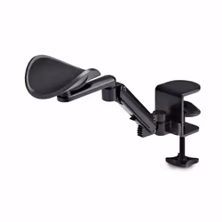 StarTech.com 1AHC-DESK-ARM-REST, Bordure, Aluminium, Plastique, Acier, Noir, 110 mm, 404 mm, 75 mm