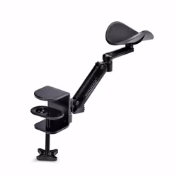 StarTech.com 1AHC-DESK-ARM-REST repose-mains Bordure Aluminium, Plastique, Acier Noir