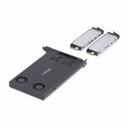 StarTech.com 2M2-REMOVABLE-PCIE Obturateur de baie de lecteur Panneau arrière Noir