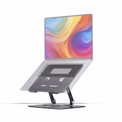 StarTech.com Support Rotatif pour PC Portable, Base Pivotante à 360&deg;, Support Rotatif pour Bureau, Hauteur et Inclinaison Réglables, Poids Max 5kg, Construction en Aluminium, Design Portable - Vue supplémentaire 4
