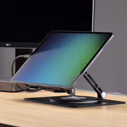 StarTech.com Support Rotatif pour PC Portable, Base Pivotante à 360&deg;, Support Rotatif pour Bureau, Hauteur et Inclinaison Réglables, Poids Max 5kg, Construction en Aluminium, Design Portable - Vue supplémentaire 5