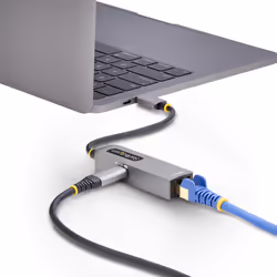 StarTech.com Adaptateur USB-C 2.5GbE vers Ethernet, 100W PD Pass-Through, NBASE-T NIC, Réseau USB 3.0 Type-C 2.5/1G Multi Speed, Compatible Thunderbolt, Windows & Mac - Vue supplémentaire 7