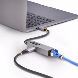 StarTech.com Adaptateur USB-C vers Ethernet, NIC, 100W PD Pass-Through, Adaptateur Réseau USB 3.0 Type-C 1Gbps Multi Speed, Compatible Thunderbolt, Windows & Mac - Vue supplémentaire 7