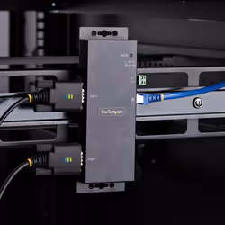 StarTech.com I23-SERIAL-ETHERNET convertisseur série, répéteur et isolateur RS-232 RJ-45 Noir - Vue supplémentaire 7
