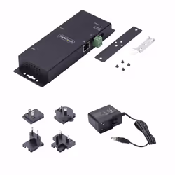 StarTech.com I23-SERIAL-ETHERNET convertisseur série, répéteur et isolateur RS-232 RJ-45 Noir - Vue supplémentaire 8