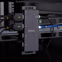 StarTech.com I43-SERIAL-ETHERNET convertisseur série, répéteur et isolateur RS-232 RJ-45 Noir - Vue supplémentaire 7
