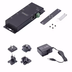 StarTech.com I43-SERIAL-ETHERNET convertisseur série, répéteur et isolateur RS-232 RJ-45 Noir - Vue supplémentaire 8