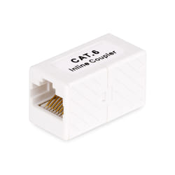 StarTech.com IN-CAT6-COUPLER-U1 changeur de genre de câble RJ-45 Blanc