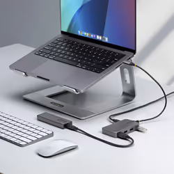 StarTech.com 5G4AC-USB-C-HUB hub & concentrateur USB 3.2 Gen 1 (3.1 Gen 1) Type-C 5000 Mbit/s Gris - Vue supplémentaire 4
