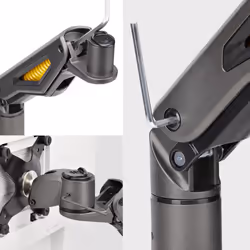 StarTech.com H1M1AG2-MONITOR-ARM support d'écran plat pour bureau 81,3 cm (32") Noir - Vue supplémentaire 8