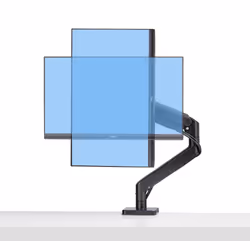 StarTech.com Support de Bureau pour Écrans Incurvés Jusqu'à 49 Pouces 32:9 Ultrawide, Bras à Ressort Mécanique pour Moniteur, Pince en C/Oeillet, Réglage Sans Outil, Max 20kg