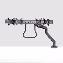 StarTech.com H2M1AS2-MONITOR-ARM support d'écran plat pour bureau 27" Noir