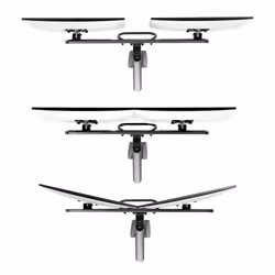 StarTech.com H2M1AS2-MONITOR-ARM support d'écran plat pour bureau 27" Noir - Vue supplémentaire 6
