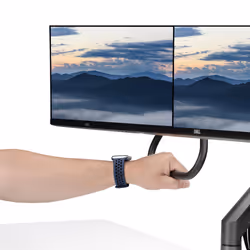 StarTech.com H2M1AS2-MONITOR-ARM support d'écran plat pour bureau 27" Noir - Vue supplémentaire 8