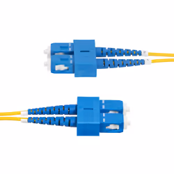 StarTech.com SMDOS2SCSC5M câble de fibre optique 5 m SC SC/UPC OS2 Jaune