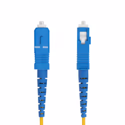 StarTech.com Câble Fibre Optique de 10m Simplex Monomode LC à SC (UPC) OS2, 9/125µm, 40G/100G, Cordon Fibre Optique, Insensible à la Courbure, Faible Perte d'Insertion, Cordon Patch Fibre LSZH