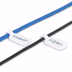 StarTech.com Étiquette pour Câble de 9 cm, Paquet de 100, Blanches, Étiquette de Repérage pour Câble avec Crochets, Étiquettes de Cordon Inscriptibles pour Gestion des Câbles, Étiquettes d'Identification de Câbles - Vue supplémentaire 7