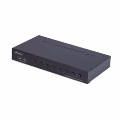 StarTech.com R8AD122-KVM-SWITCH, 3840 x 2160 pixels, 4K Ultra HD, Grille de montage, 1U, 36 W, Noir