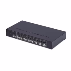 StarTech.com R8AD122-KVM-SWITCH commutateur écran, clavier et souris Grille de montage Noir