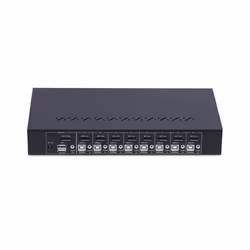 StarTech.com R8AD122-KVM-SWITCH commutateur écran, clavier et souris Grille de montage Noir - Vue supplémentaire 4