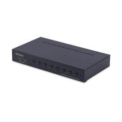 StarTech.com R8AH202-KVM-SWITCH commutateur écran, clavier et souris Grille de montage Noir