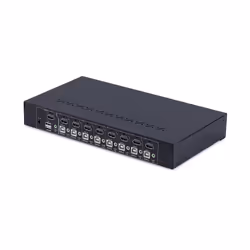 StarTech.com R8AH202-KVM-SWITCH commutateur écran, clavier et souris Grille de montage Noir