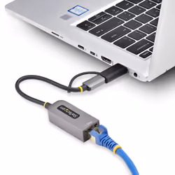 StarTech.com Adaptateur USB-C vers Ethernet avec Dongle USB-A, 10/100/1000Mbps, Adaptateur Réseau USB 3.0 vers Gigabit Ethernet, Câble de 15cm, Adaptateur USB GbE - Vue supplémentaire 7