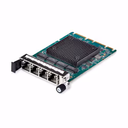 StarTech.com Carte Réseau à 4 Ports RJ45 Gigabit OCP 3.0 avec Intel® I350-AM4, Carte Réseau Serveur Compatible SFF 4C+, Ether ...