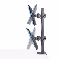StarTech.com H2MPV-MONITOR-MOUNT support d'écran plat pour bureau 124,5 cm (49") Noir - Vue supplémentaire 4