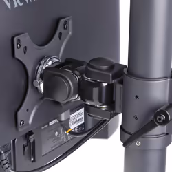 StarTech.com H2MPV-MONITOR-MOUNT support d'écran plat pour bureau 124,5 cm (49") Noir - Vue supplémentaire 6