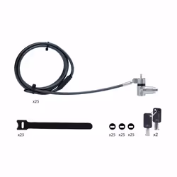 StarTech.com UNIVKA25-LAPTOP-LOCK câble antivol Noir 2 m - Vue supplémentaire 12