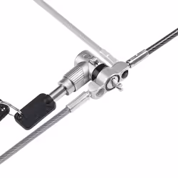 StarTech.com Antivol Universel 3-en-1 pour Ordinateur Portable, Câble de Verrouillage de 2m à Clé Maîtresse, Compatible avec Noble Wedge®/Nano/K-Slot, Serrure Universelle, Câble Antivol Résistant aux Coupures - Vue supplémentaire 6