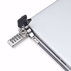 StarTech.com Lot de 10 Antivols à Double Accès pour Ordinateur Portable, Câble de Sécurité de 2m à Clé et à Combinaison pour les Appareils K-Slot, Câble Antivol en Acier pour PC Portable - Vue supplémentaire 6