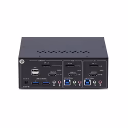 StarTech.com Commutateur KVM 2 Ports DisplayPort et HDMI, 4K 60Hz, 1 Moniteur HDMI et 1 Moniteur DP, Switch KVM 2 Ports, Hub USB 5Gbps 2 Ports, 2 Ports USB HID, Conforme TAA - Vue supplémentaire 4