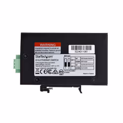StarTech.com Switch Réseau Industriel 5 Ports Non Géré, 100/1000 Ethernet, Rail DIN/Montage Mural, Commutateur Gigabit IP30 Robuste, -40°C - 75°C, 9~60V DC, Conforme TAA - Vue supplémentaire 6