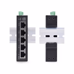 StarTech.com Switch Réseau Industriel 5 Ports Non Géré, 100/1000 Ethernet, Rail DIN/Montage Mural, Commutateur Gigabit IP30 Robuste, -40°C - 75°C, 9~60V DC, Conforme TAA - Vue supplémentaire 8