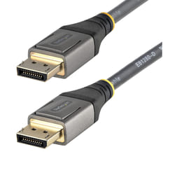 StarTech.com DP14VMM1F câble DisplayPort 0,3 m Noir, Gris