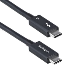 StarTech.com TBLT5MM1M240W Câble Thunderbolt 1 m 80 Gbit/s Noir