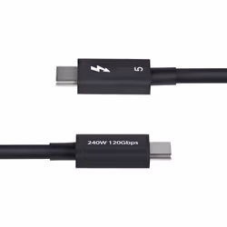 StarTech.com TBLT5MM80CM240W Câble Thunderbolt 0,8 m 80 Gbit/s Noir
