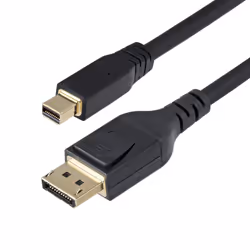 StarTech.com DP14MDPMM10F câble DisplayPort 3 m Mini DisplayPort Noir