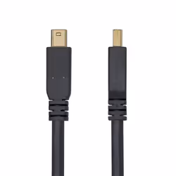 StarTech.com DP14MDPMM10F câble DisplayPort 3 m Mini DisplayPort Noir