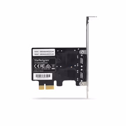 StarTech.com Carte Réseau PCIe Gigabit à 2 Ports, Carte NIC PCI Express 10/100/1000Mbps, Double Realtek RTL8111H, Fonctionne avec Windows et Linux, Conforme TAA - Vue supplémentaire 6