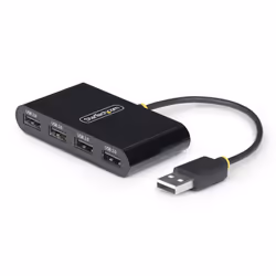 StarTech.com Hub USB 2.0 à Ports, Alimentation par Bus USB, Petit Hub USB de Voyage, Répartiteur USB 2.0, Hub USB Portable Mu ...