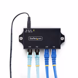 StarTech.com Injecteur PoE+ 2 Ports Gigabit Midspan, 10/100/1000Mbps, PoE+ (802.3af/802.3at), 30W, Ethernet 1Gbps, Montage Mural, Alimentation par Ethernet en Ligne Non Gérée - Vue supplémentaire 7