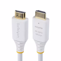 StarTech.com HDMI2-CABLE-4K60-6FW, 1,8 m, HDMI Type A (Standard), HDMI Type A (Standard), 18 Gbit/s, Canal de retour audio (A ...