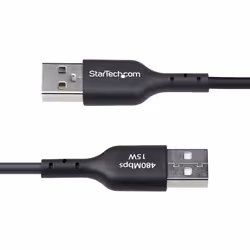 StarTech.com USB2AC1MNC câble USB USB 2.0 1 m USB A USB C Noir - Vue supplémentaire 4