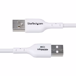 StarTech.com USB2AC2MNCWHE câble USB USB 2.0 2 m USB A USB C Blanc - Vue supplémentaire 4