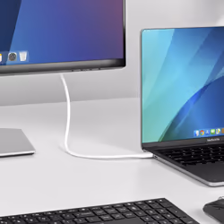 StarTech.com Câble USB-C vers DisplayPort 1.2 de 2m 4K 60Hz, Câble Adaptateur Bidirectionnel DP vers USB-C / USB-C vers DP Réversible, Compatible Thunderbolt, Blanc - Vue supplémentaire 7