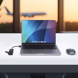 StarTech.com H5C4A-USB-HUB hub & concentrateur USB 3.2 Gen 1 (3.1 Gen 1) Type-C 5000 Mbit/s Noir - Vue supplémentaire 7